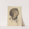 Man with Fur Hat and Pipe by Abraham Van Strij