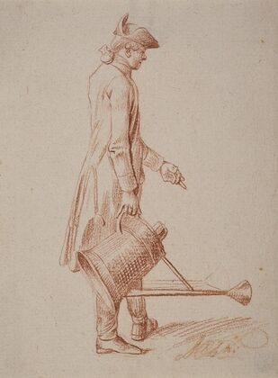 Man with watering can