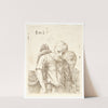 Mand, kvinde og barn Familien by Karel Dujardin
