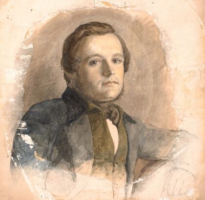 Mandsportræt. Angives at være medlem af slægten From. (1839 - 1849)