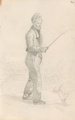 Mann med kjepp (1835)
