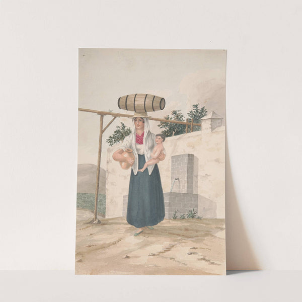 Manner of carrying children by Alfred Diston