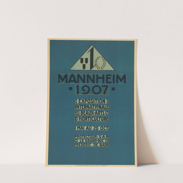 Mannheim 1907 Exposition internationale des Beaux Arts et D’Horticulture (1907) by Haas’sche Buchdruckerei GmbH