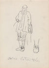 Mannsfigur i drakt fra Setesdal (1867-1873)