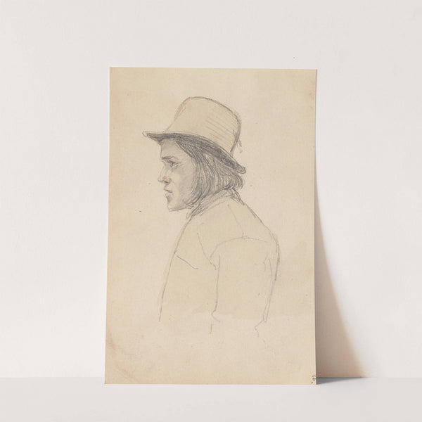 Mannsportrett (1852) by Adolph Tidemand