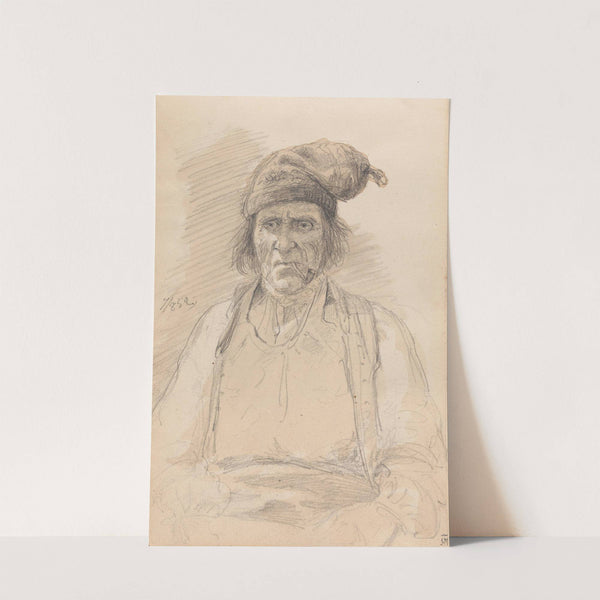 Mannsportrett (1852) by Adolph Tidemand