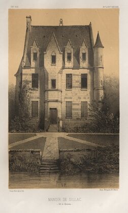 Manoir De Sillac (Lot et Garonne) (1860)
