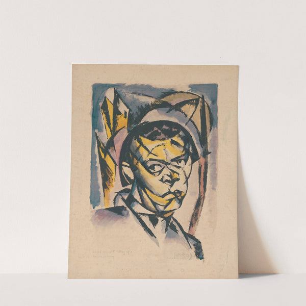 Man&#039;s head by Gejza Schiller