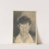 Man&#039;s Head from the Front by Eduard Putra