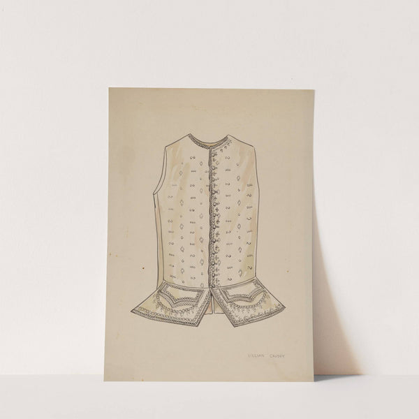 Man&#039;s Vest by Lillian Causey