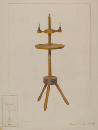 Maple Candlestand