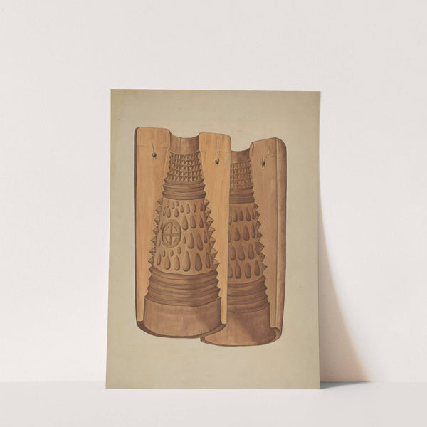 Maple Sugar Mold (c. 1938) by Robert Calvin