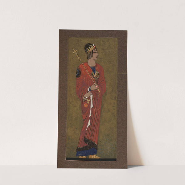 Maquette with a depiction of King Solomon (1925) by Francois-Louis Schmied