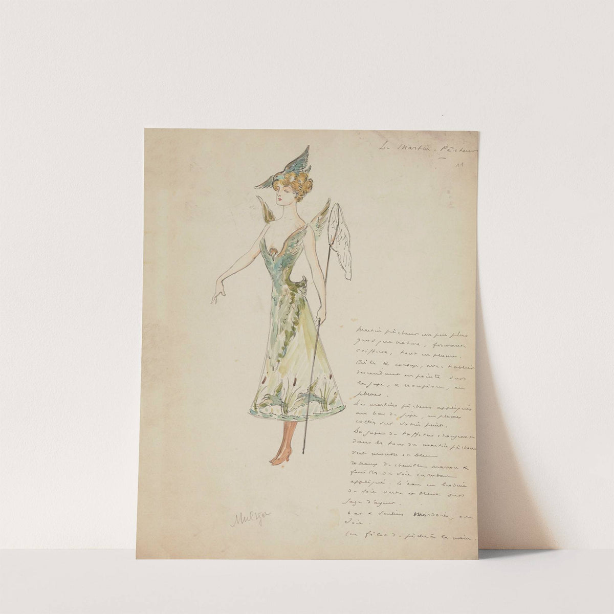Maquettes de costumes en M by Charles Bétout