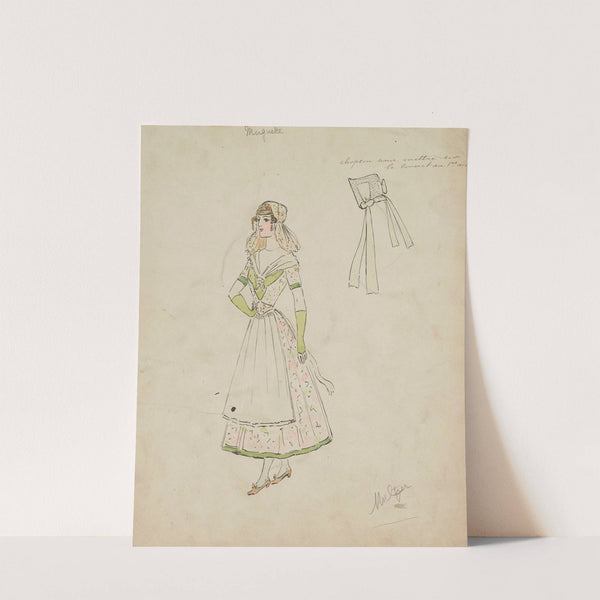 Maquettes de costumes en M by Charles Bétout