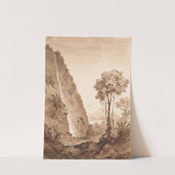 Maraccas Waterfall by Michel Jean Cazabon