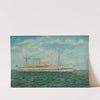 Marama, NZ hospital ship off the Needles, Isle of Wight, English Channel (1918) by Frank Barnes