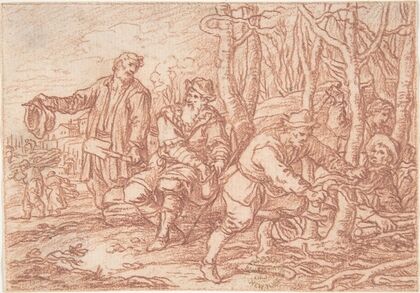 March (one of a series representing the labors of the months)