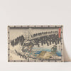Marching over Bridge (19th century) by Andō Hiroshige