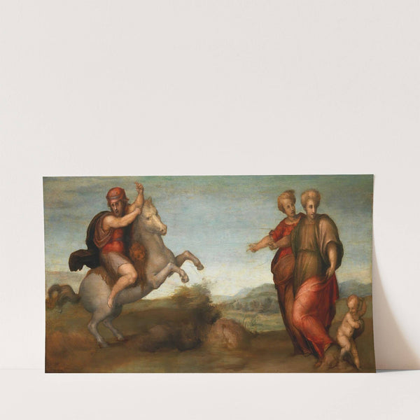 Marcus Curtius Leaping Into The Abyss by Pontormo (Jacopo Carucci)