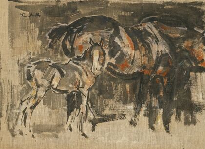 Mare And Foal