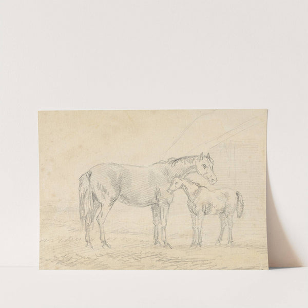 Mare with Foal by Sawrey Gilpin