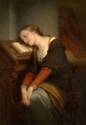 Margaret at the Church