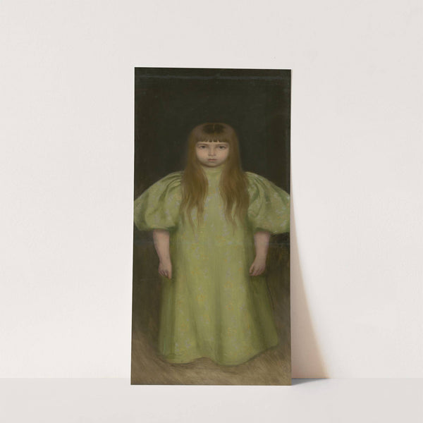 Margita Czóbel as a Girl by Ferdinand Katona