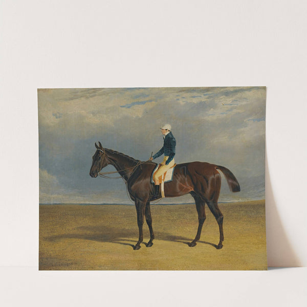 Margrave, A Liver Chestnut Racehorse With Jockey James Robinson Up, At Doncaster by John Frederick Herring Snr.