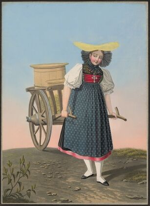 Marguerithe Schoeply, Sommelière au Cabaret de l’Etoile tout près de Soleure (1825-1830) — size preview