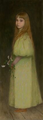 Mária Anna Czóbel as a Girl