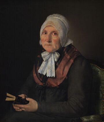 Maria Magdalena Jensen, née Jessen, the Artist’s Mother (1821 – 1822)