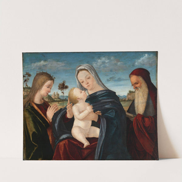 Maria mit dem Kind und den Heiligen Katharina und Hieronymus by Vittore Carpaccio