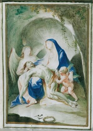 Maria mit dem Leichnam Christi