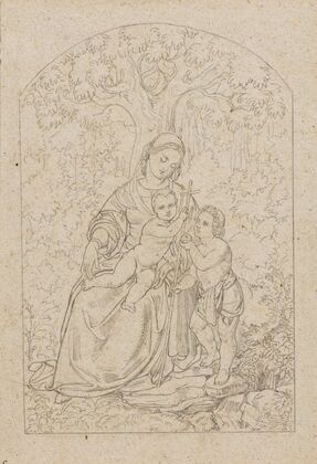 Maria mit Jesuskind und Johannesknaben