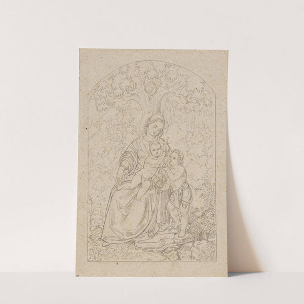 Maria mit Jesuskind und Johannesknaben by Ferdinand Fellner