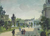 Maria Theresien-Denkmal mit Blick gegen das Burgtor (1940)