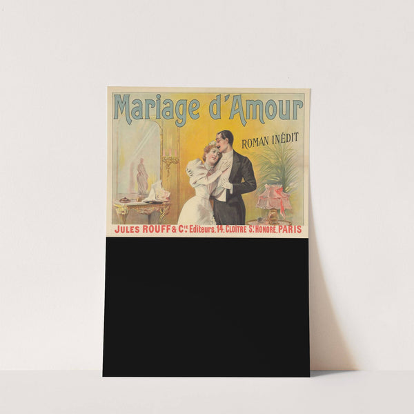 Mariage d’amour, roman inédit par Michel Morphy (1895) by Imp. F. Champenois