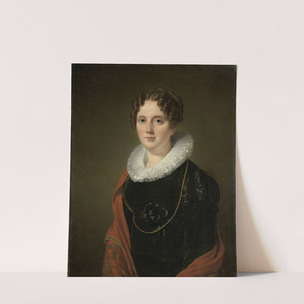 Marie Allebé-Herckenrath, Grandmother of the Painter August Allebé by Cornelis Kruseman