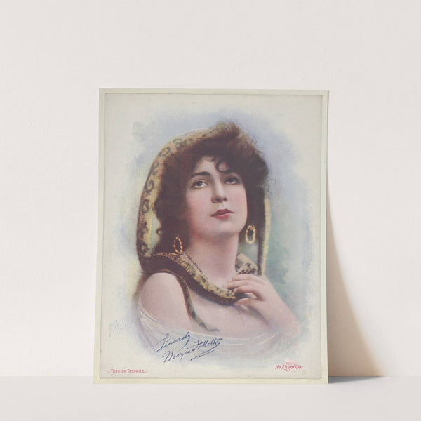 Marie Follette as an Egyptian (1900) by Frederick Moladore Spiegle