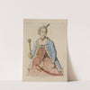 Marie Therèse d&#039;Autriche (costume royal) (gravure du temps) XVIIIe siècle, costumes nationaux, femmes, Hongrie. by Raphaël Jacquemin