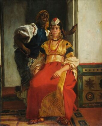 Mariée juive au Maroc (ca 1870)