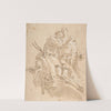 Marine Deity with Attendant Female Figure (1696–1770) by Giovanni Battista Tiepolo