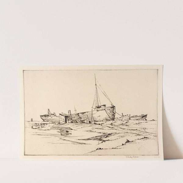 Marine Graveyard, Port Arthur by H. Lindley Hosford