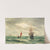 Marine Med Skibe Ud For By Ved Kysten by Vilhelm Bille