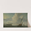 Marine view with a port in the background (between 1620 and 1630) by Abraham de Verwer