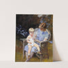 Marjorie and Little Edmund by Edmund Charles Tarbell