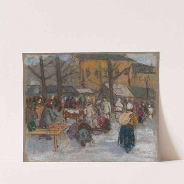 Market in Ružomberok by Karol Polónyi