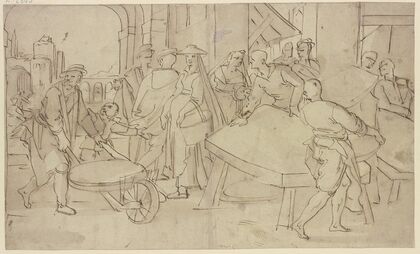 Market scene