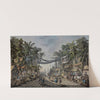 Market Scene in an Imaginary Oriental Port by Jean-Baptiste Pillement